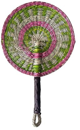 MYBSXKEOZ Natürliche Bastfächer,tragbarer Sommerfächer, Natürliche Sauna Fächer,Bambus Handfächer Bast Gewebt,Handfächer Kühlventilator Für Gewebte Fan(G)