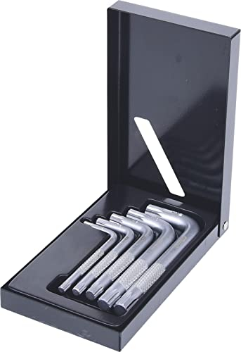KS Tools 151.4100 XZN-Winkelstiftschlüssel-Satz, kurz, 5-tlg.
