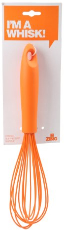 Premier Housewares Hand Whisk Wisk For Mixing Orange Whisk For Baking Silicone Whisk Hand Whisker Hand Whisk Manual Plastic Whisk 31x6x6