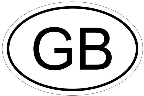 Grande-Bretagne Go 10 x 6,6 cm Autocollant pour voiture autocollant voiture drapeau