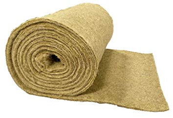 pemmiproducts Nagerteppich aus 100% Hanf, 100 x 40 cm ca. 10 mm dick, Nagermatte, Hanfmatte für Kaninchen,Meerschweinchen, Nager,Hemp mat
