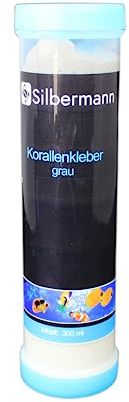 Silbermann Korallenkleber, Ablegerkleber, klebt Korallen auch unter Wasser, Größen (300 g, grau)