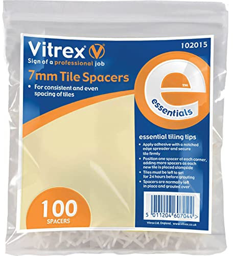 Essential Tile Spacers 7mm (Pack 100), Blue