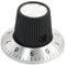 sourcing map Verstellbar Drehung 15mm ober Drehknopf Skala für 6mm OD Schaft Potentiometer de DE de