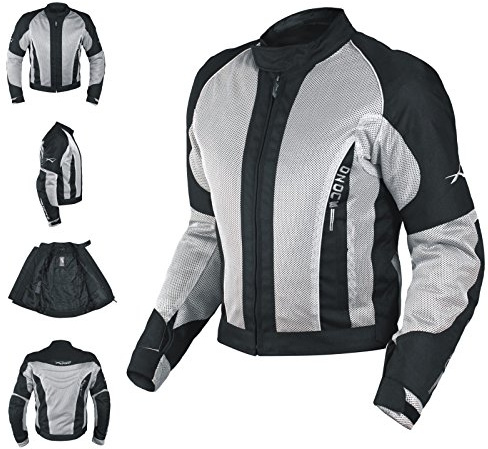 A-Pro Textiljacke Atmungsaktiv Mesh Durchloechert Motorrad Sport Touring Protektoren