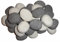 The Stove Wizard Gas Fire Replacement 20 Grey & White Ceramic Coal Pebbles Suitable for Gas, Electric, LPG and Bio Ethanol Fires