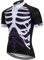 Weimostar Herren Fahrradtrikot Kurzarm Fahrradbekleidung Mehrfarbig Diamant, skelett, L