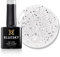 Bluesky Gel Nail Polish, Glitter No Wipe Top Coat, Invitation Only, GTC05, Silver, 10 ml (Requires Curing Under UV LED Lamp)