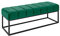 riess-ambiente.de Elegante Sitzbank Petit BEAUTÉ 108cm smaragdgrün Samt schwarzes Gestell Bank Polsterbank