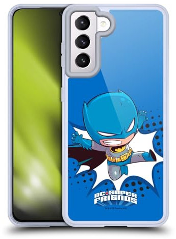 Head Case Designs Licenciado Oficialmente Super Friends DC Comics Batman Niños pequeños 1 Carcasa de Gel de Silicona Compatible con Samsung Galaxy S21 5G