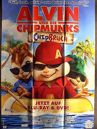 Alvin und die Chipmunks 3: Chipbruch - Videoposter A1 84x60cm gefaltet