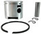 Realman 6685325 Kit pistone da 37 mm per motosega Tanaka TCS33 EB TCS33-EB Hitachi CS33 EB CS-33 EB