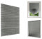 Temporary Blinds for Windows,No Drill Blinds Stick on Curtains Blinds for Bedroom Kitchen Bathroom Windows,Light Filtering Privacy Protection,Easy to Cut and Install with 2 Clips