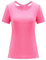 Sykooria Sport T-Shirt Damen Kurzarm Leicht Laufshirt Atmungsaktive Fitnessshirt Rundhals Sportshirt Gym Funktionsshirt Yoga Shirt Tops, Pink L