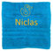 Ente Personalisiertes Handtuch mit Namen Schön gestickter Name Handbadetuch 100% Baumwollhandtuch Personalized Custom Towel with Name (140 x 70 cm, Ente)