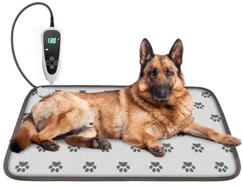 GOLOPET pet Heating pad (Without Cloth Cover, 34 x 21 inches, Footprints)