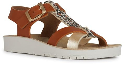GEOX JUNIOR J SANDAL COSTAREI GI SANDALS BISCUIT/PLATINUM 29_EU
