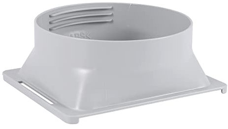 Rhnemuog Acoplamiento de manguera de escape para aire acondicionado portátil, adaptador de ventana, unidad UN/C, piezas y accesorios de conexión de tuberías, cuadrado redondo