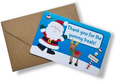 Treats for Santa Thank You Gift - Christmas Morning - Father Christmas Treats - Mince Pie and Carrot for Santa