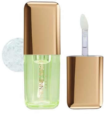 Vivienne Sabo - Lip Oil Sirop de Fruit (Apfel) – pflegendes Lippenöl mit Jojobaöl und Vitamin E, nicht klebend, spendet Feuchtigkeit, verleiht spiegelnden Glanz und einen zarten Apfelton