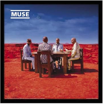 Muse Holes And Revelations Albumcover Gerahmtes Album-Artwork
