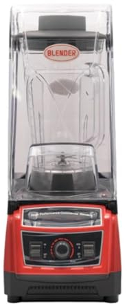 Quattro 3.8 Litre Bar Blender With Sound Cover. Commercial Model. For Smoothies, Cocktails, Fruit, Veg & More. Ideal For Catering, Bar & Restaurant Kitchen Uses.