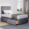 ComfoRest - Elegant 3FT Single Bed with Mattress | Stylish Set for Modern Bedrooms | Functional Frame with 2 Storage Drawers for Space-Saving Solutions (Grey Plush)