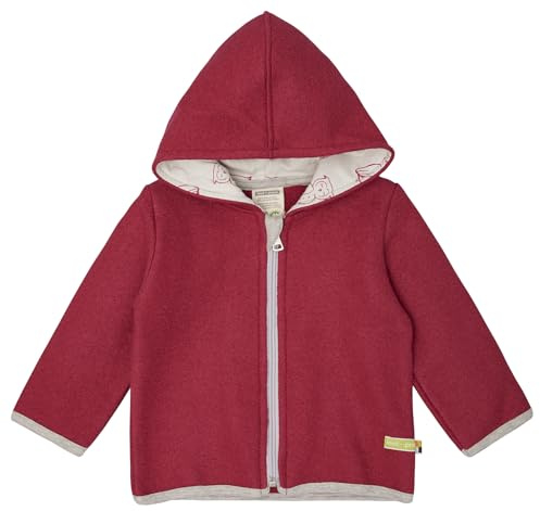 loud + proud Mädchen Wollwalk, Gots Zertifiziert Jacke