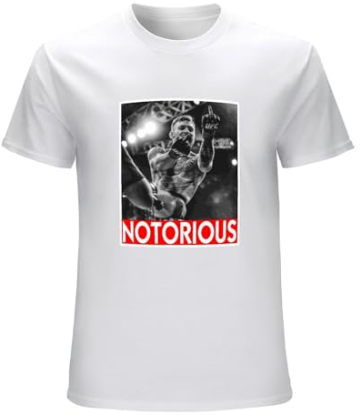 Conor McGregor Notorious Fook You Men's T-Shirt White L