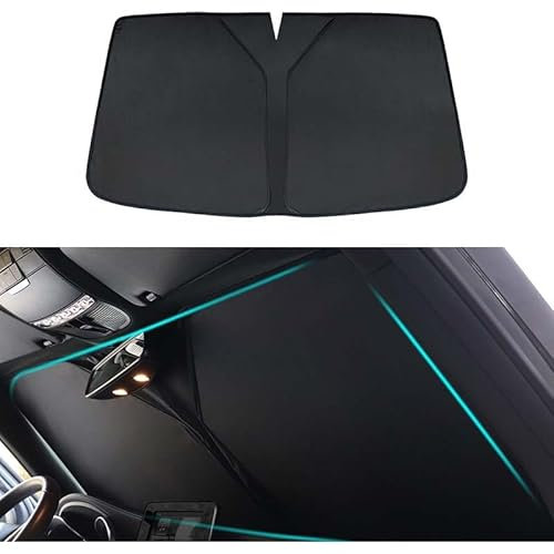 CCXDSEW Parasol Coche Delantero, VW Golf 6 2009-2014, Anti UV Rayos, Fácil de Instalar y Almacenar