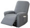 KMQRDZi Sesselschoner für Relaxsessel, Stretchy Split All-Inclusive Sofabezug, 4-Teilig, Waschbar, C/hiva s, Abriebfest und Kratzfest (Hellgrau)