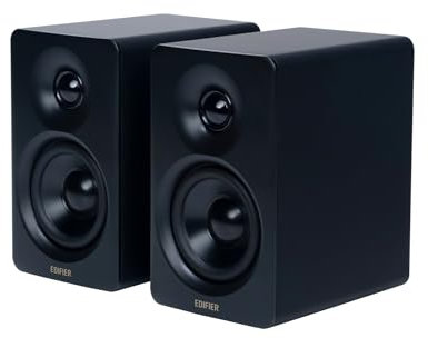 Edifier M60 Altavoz Multimedia Bluetooth 5.3 | 66W RMS, Hi-Res Audio Wireless, LDAC | 3 Woofer + 1 Tweeter | USB-C/AUX | Diseño Compacto para PC/Escritorio