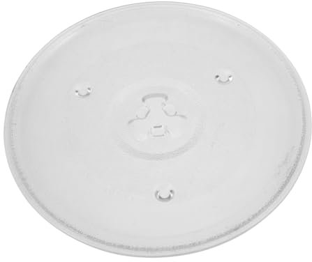 Homoyoyo Replacement Microwave Glass Plate Turntable Tray for Microwave Oven Glass Material for Everyday Cooking