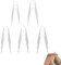 15 Stück Rundstricknadeln, Edelstahl Rundstricknadeln 2mm/2.5mm/3mm/3.5mm/4mm Leichte Rund Stricknadeln Doppelkopf Rundstricknadeln Stricknadeln Set für Socken, Handschuhe, Mützen