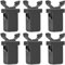 LICQIC Bin Lid Clasp, Bin Catch Replacement, Durable Bin Lid Clasps Set for Kitchen Trash Cans, Storage Boxes, Glasses Cases (6 Pcs)