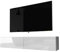 Meuble TV moderne blanc brillant à fixation murale flottante 160 180 cm (180 cm)
