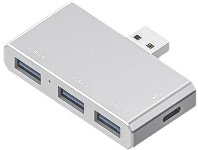 Laptop Docking Stations - Desktop Docking Station, Laptop Port Replicator | 4-in-1 Docking Station for 3 Monitors, AC Station