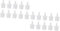 Ipetboom 50pcs Creative Replacement Head Eyelash Extension Glue Lash Glue Strong Adhesive Safe Practical Lash Extensions Bottle Plug Bottle Tips