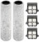 Versione 2, rimovibili: confezione da 5 rulli S7 Pro e filtri HEPA compatibili con aspirapolvere Tineco Floor One S7 Pro, Floor One S6 Wet Dry (manico escluso)
