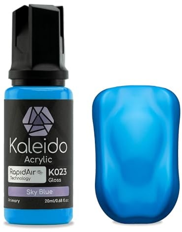 Gaahleri Kaleido Colorworks Primary for Airbrush Model Building Acrylic Paint K023 Sky Blue