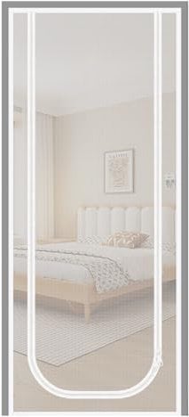 Puerta mosquitera con cremallera para mascotas, 80 x 200 cm, 140 x 240 cm, malla reforzada para gatos, evita escapes, promueve la ventilación, a prueba de arañazos, para puertas de