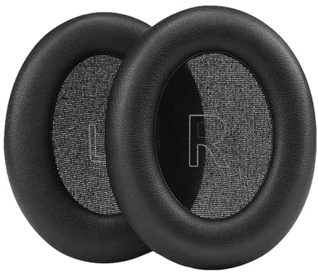 Ear Pads Cushions Replacement for Anker Soundcore Life 2/Q20/Q20+/Q20I/Q20BT Headphones,Ear Pads with Softer Protein Leather,Noise Isolation Foam(Not fit Life 2 Neo)