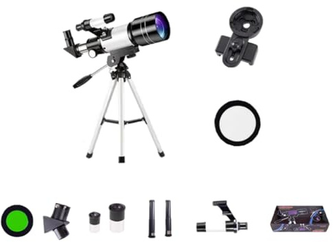 astrobuoy telescope，A 150x refracting telescope, complete with an adjustable tripod, smartphone adapter and lunar filter, is the ideal choice for stargazers and those new to astronomy
