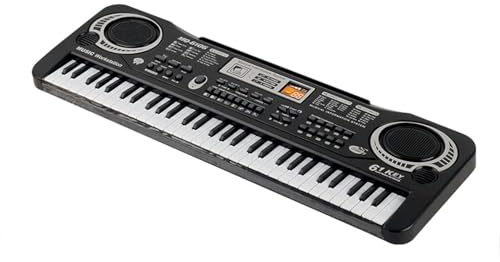 Orgue électronique à 61 touches Clavier numérique USB Piano Instrument de musique Jouet avec Microphone Multiple modes jeu Cultivation l intérêt pour la Développement du potentiel musical