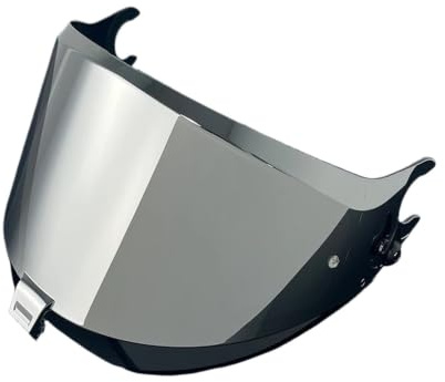 Helmvisier Für Spartan GT Spartan GT PRO Spartan RS | Shield Motorradzubehör Visière Ersatzlinse(Silver)