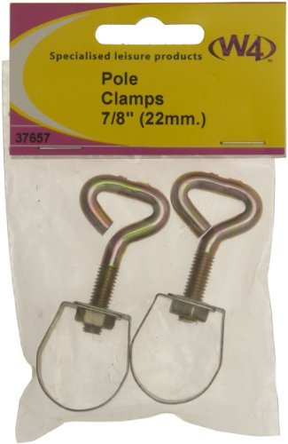W4 Pole Adjustment Clamps - Gold, 7/8 Inch