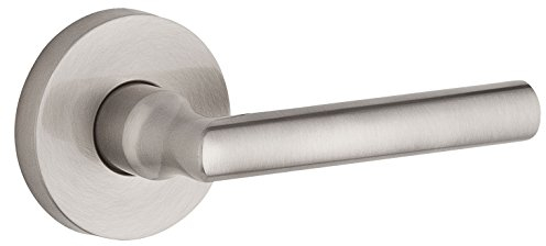 Baldwin Reserve 9BR3500-012 Contemporary Tube Right-Handed Half-Dummy Lever in Satin Nickel