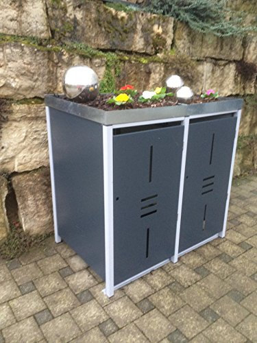 Mülltonnenverkleidung Mülltonnenbox Müllboxen Metall