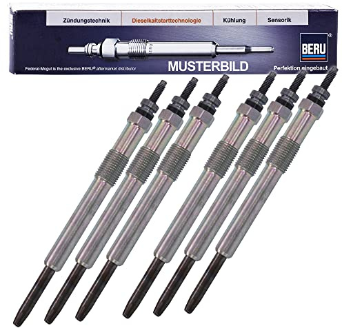 6x Glühkerze Original BERU Duraterm GN008