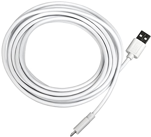 System-S Câble micro USB 5 m Blanc